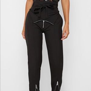 Maniere Devior Wide Leg High Waisted Trousers